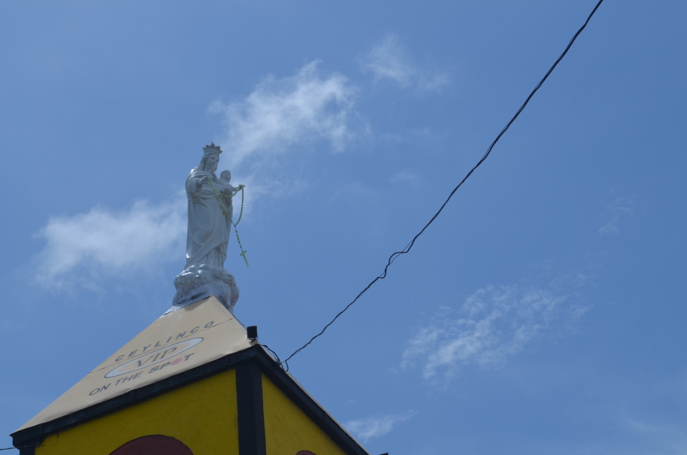 clock tower and the statue 2