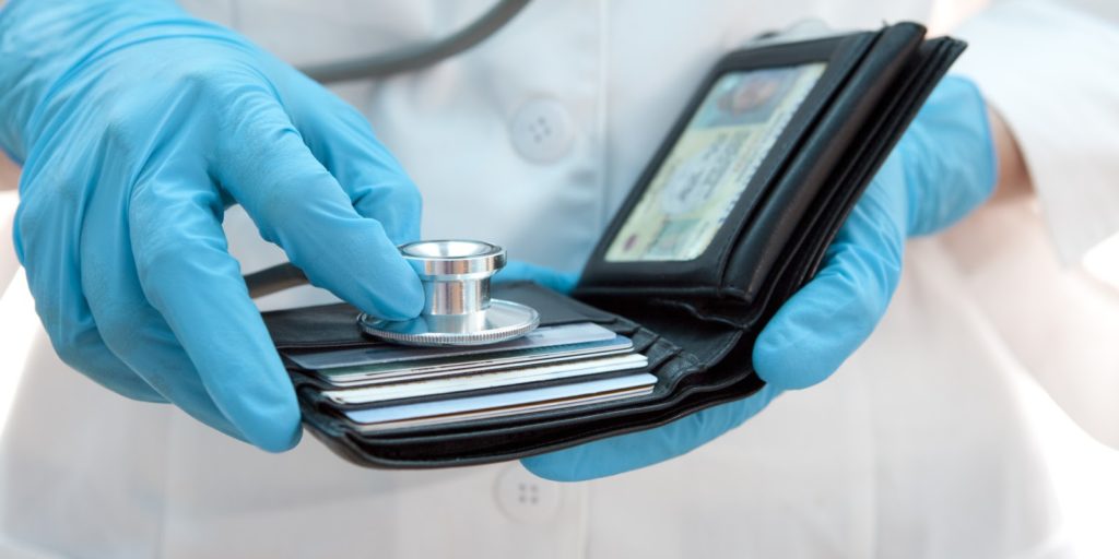 Stethoscope Health Economy Wallet Trouble Money